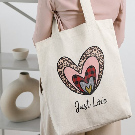 Nested Hearts Tote – Just Love Design Tragetasche