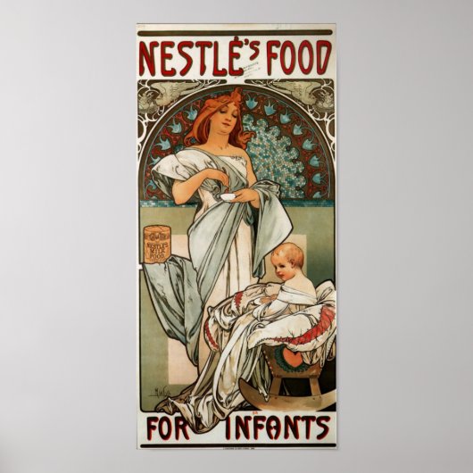 Nestfood für Säugling Poster (Vorne)