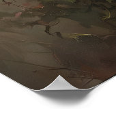 Nesthüterin des Efeu-Kreuzes - Gothic-Raben-Kunstp Poster (Ecke)