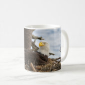 Nesting Bald Eagle Kaffeetasse (VorderseiteRechts)