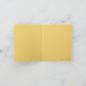 Nesting Bird & Family Baby Danke Note Card (Innenseite)