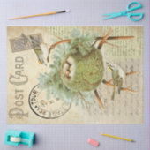 Nesting Bird Postcard Seidenpapier (Basteln)