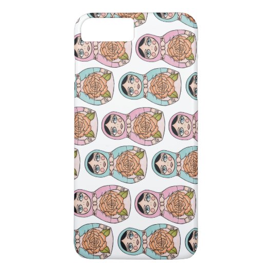 Nesting Doll Apple iPhone 8 Plus Cover Protection (Rückseite)