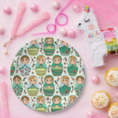 Nesting Doll Paper Plate Pappteller (Party)