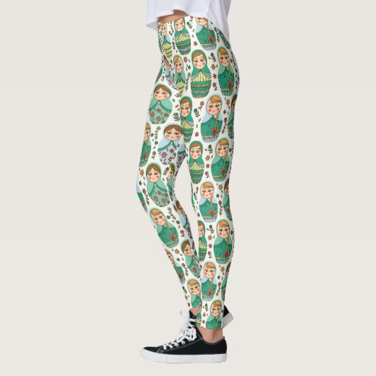 Nesting Doll Pattern Leggings (Links)