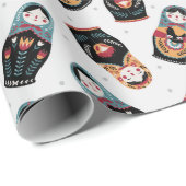 Nesting Dollars Wrapping Paper Geschenkpapier (Rolleneckpunkt)