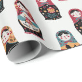 Nesting Dollars Wrapping Paper Geschenkpapier (Rolleneckpunkt)