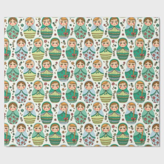 Nesting Dollars Wrapping Paper Geschenkpapier (Flach)