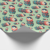 Nesting Dollars Wrapping Paper Geschenkpapier (Ecke)