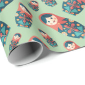 Nesting Dollars Wrapping Paper Geschenkpapier (Rolleneckpunkt)