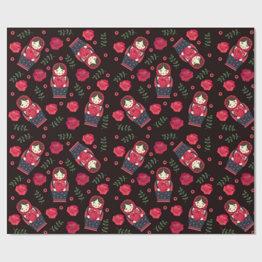 Nesting Dolls Geschenkpapier (Flach)