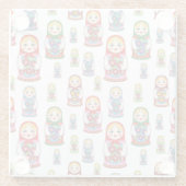 Nesting Dolls Glasuntersetzer (Rückseite)