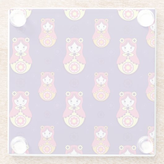 Nesting Dolls Glasuntersetzer (Rückseite)