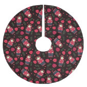 Nesting Dolls Polyester Weihnachtsbaumdecke (Vorderseite)