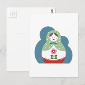 Nesting Dolls Postkarte (Vorne/Hinten)