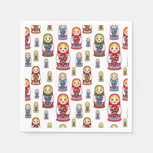 Nesting Dolls Serviette (Vorderseite)