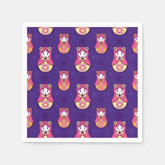 Nesting Dolls Serviette (Vorderseite)