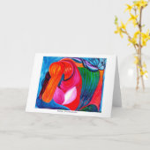Nesting GREETING CARD Karte (Gelbe Blume)