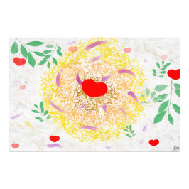 Nesting Hearts Fotodruck