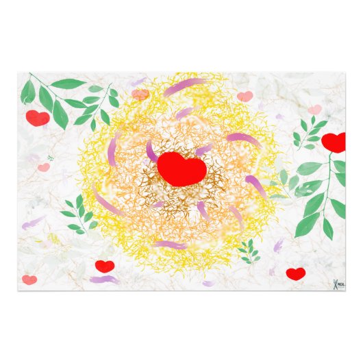 Nesting Hearts Fotodruck (Vorne)