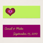 Nesting Hearts Placecards (Vorne & Hinten)