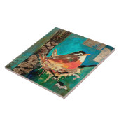 Nesting Robin Trivet Fliese (Seite)