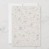 Nesting Woodland Neutral Rustic Fores Baby Shower Einladung (Rückseite)