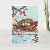 Nestkarte Karte (Rückseite)