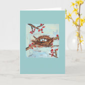 Nestkarte Karte (Gelbe Blume)