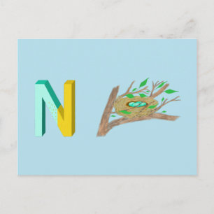 Nestkarte Postkarte