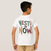 "Nestle in Now." T-Shirt (Schwarz voll)