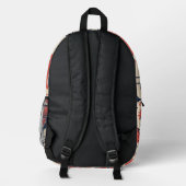 Nestled Nature Bedruckter Rucksack (Rückseite)
