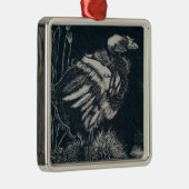 Nestling Bird (von Jan Mankes) Ornament Aus Metall (Rechts)