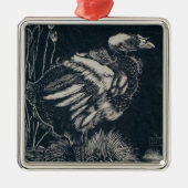 Nestling Bird (von Jan Mankes) Ornament Aus Metall (Vorne)