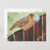 Nestmaterialien Postkarte (Vorne/Hinten)