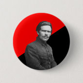 Nestor Makhno Anarcho-Kommunist Button (Vorderseite)