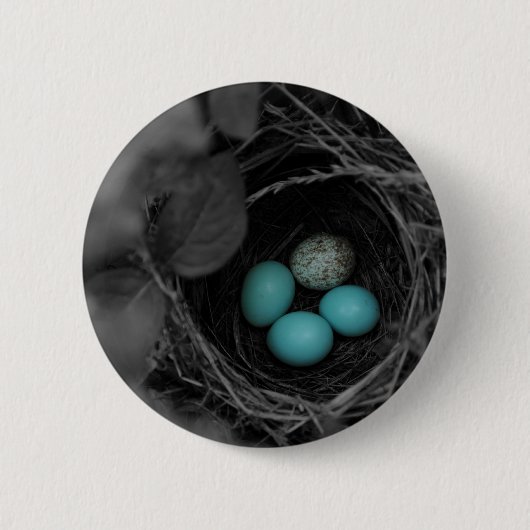 Nestparasitismus Button (Vorderseite)