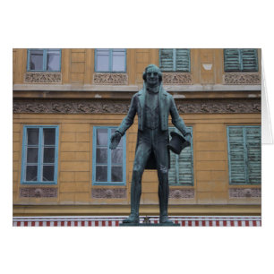 Nestroy Denkmal, Wien, Österreich