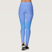 Net pattern 05 Indigo BBlue LBlue BG Leggings (Rückseite)