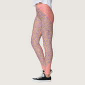 Net pattern 05 Indigo Blue Lorange BG Leggings (Links)