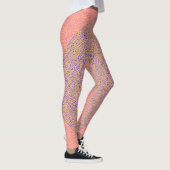 Net pattern 05 Indigo Blue Lorange BG Leggings (Rechts)