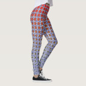 Net Pattern 10.blue.wx4 Lgrey BG Leggings (Rechts)