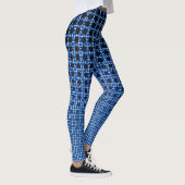 Net Pattern 11.black.wx4.5k Blue BG Leggings (Rechts)