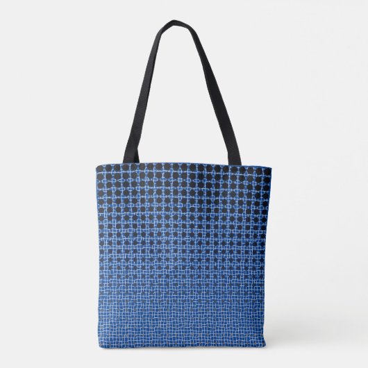 Net Pattern 11.black.wx4.5k Blue BG Tasche (Rückseite)