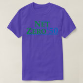 Net Zero 2050 Climate Change Carbon Emissions Redu T-Shirt (Design vorne)