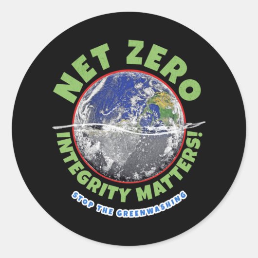 Net Zero Integrity S! Aufkleber (Vorderseite)