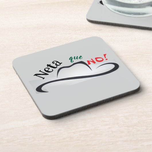 Neta que No! Getränkeuntersetzer (Linke Seite)