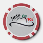 Neta que No! Pokerchips (Rückseite)