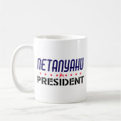 Netanyahu für Präsidenten Kaffeetasse (Links)
