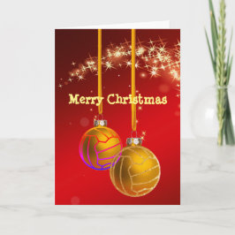Netball-Ball-themenorientierter Weihnachtsgruß Feiertagskarte